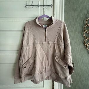 Taupe Aerie Quarter-Zip Pullover